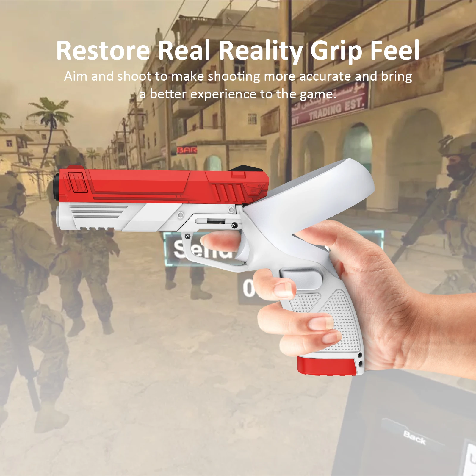 2022 New Design Comfortable pistol cover Meta/Oculus Quest2 Vr Accessories