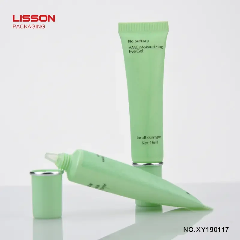 Competitive Price Eco Friendly Empty Plastic Cosmetic Cream Skincare Packaging Soft Tube Cosmetic With Nozzle