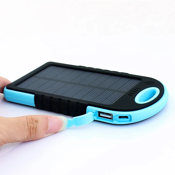 New Price Small Card Solar Generator Portable CE Power Bank Charger 5000mah on Sun Energy for Smart Watch with Led Keychain