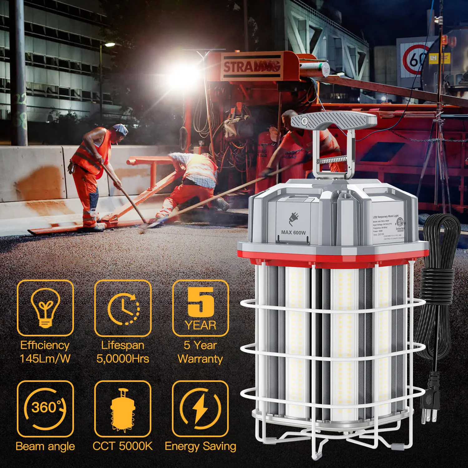 Popular design high power led light/lamp brightness worklight industrial work lamp