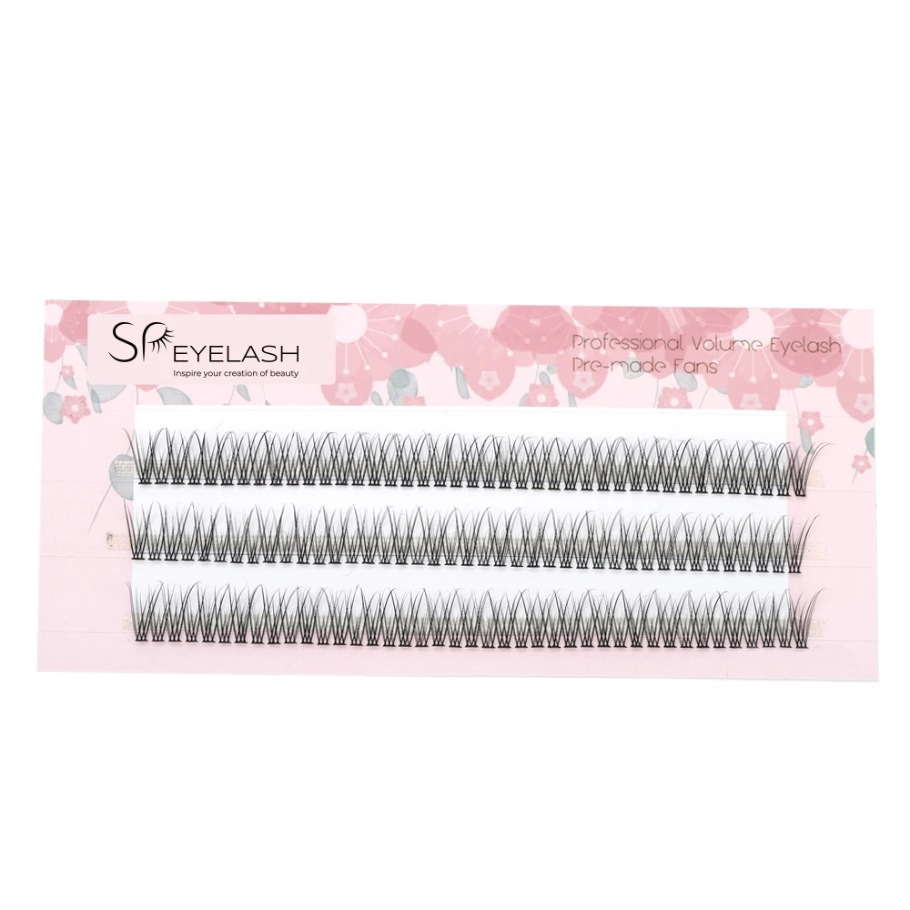 SP EYELASH Heat bonded 10D 0.07mm Faux Mink Cluster Lashes C D Curl Individual Lashes Cluster Flare Eyelashes Extensions