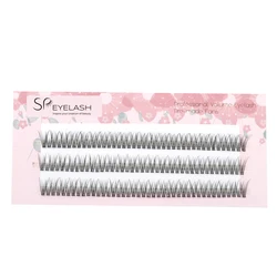 SP EYELASH Heat bonded 10D 0.07mm Faux Mink Cluster Lashes C D Curl Individual Lashes Cluster Flare Eyelashes Extensions