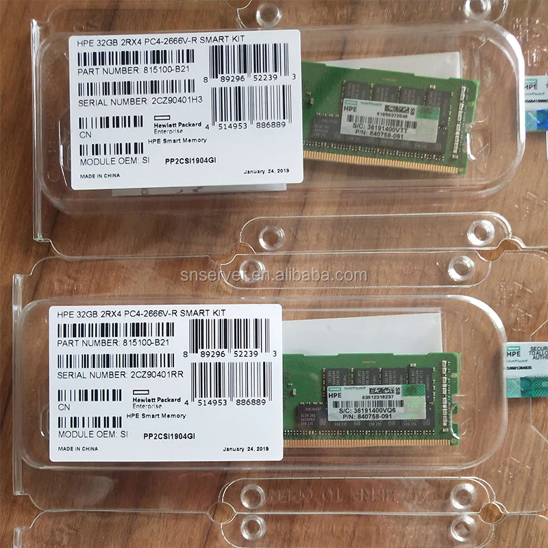 В наличии 32 Гб Серверная оперативная память предприятия DDR4 2933 сервер Комплект оперативной