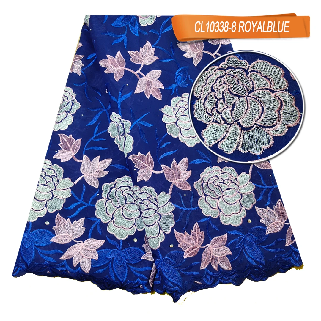 New Arrival Cotton African Lace Fabrics Swiss Voile Lace Embroidery
