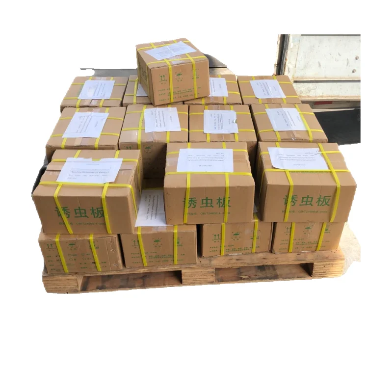 20*10 cm Double-side Organic Gnat Trap  Sticky Insect Glue Monitor Waterproof Flying Insect Stickers for Field Farms