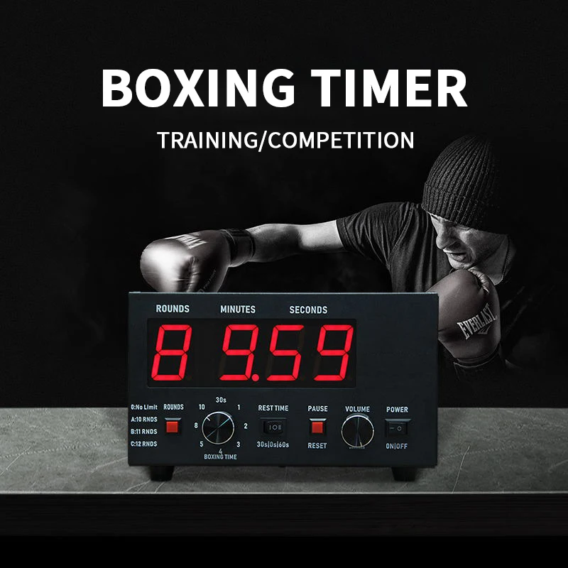 YIZHI Classic Digital Timer Boxing Gym Dedicated Chronograph High-pitched Cue Loop Boxing Timer