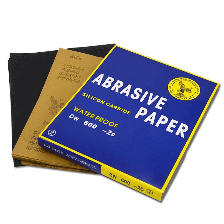 waterproof sand paper pack 100 1000 1200 p2000 dry sanding paper silicon carbide abrasive sandpaper for wood