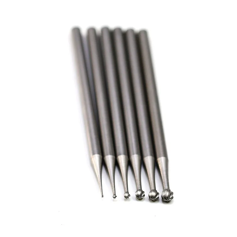 STRONG OSTRICH HSS Jewelry Burs Stone Setting Tool Jewlery Tools Supplies Goldsmith Making Tools Jewelri Drill Round Ball Burs