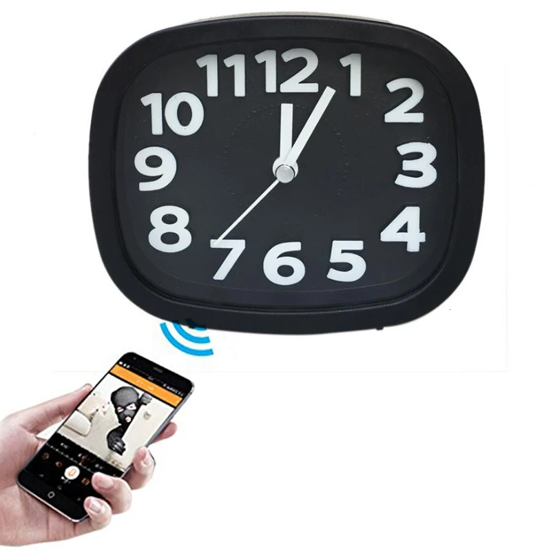 
wifi Wireless 1080P Mini CCTV Camera Security Super Mini Hidden desk clock Type room security Camera 