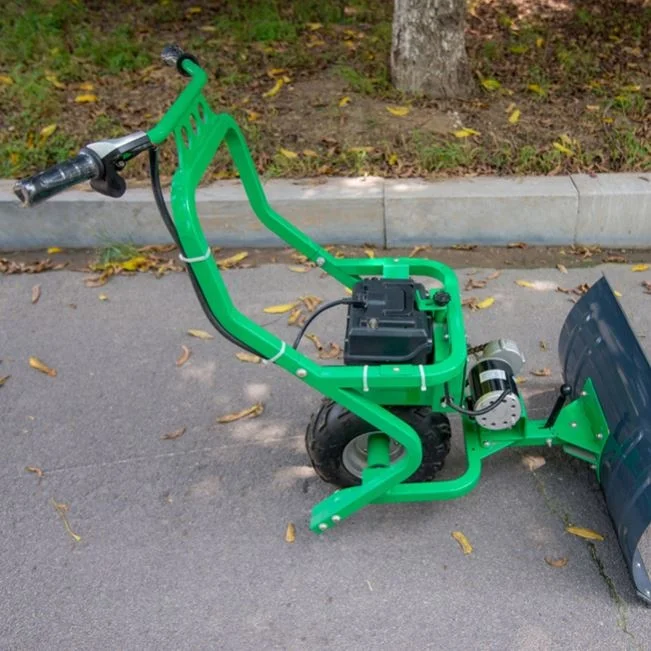 Electric snow shovel Road dust scraper stacker Grain drying collection shovel Cement piling shovel Hand push electric snow