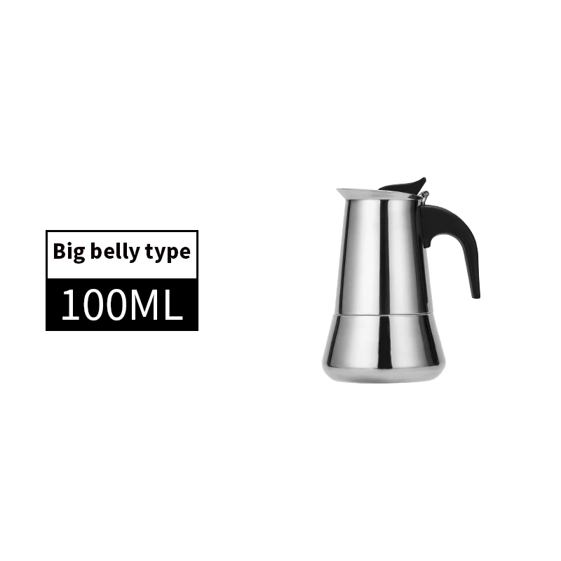 Hot Sale Professional 450Ml Stainless Steel Espresso Coffee Maker