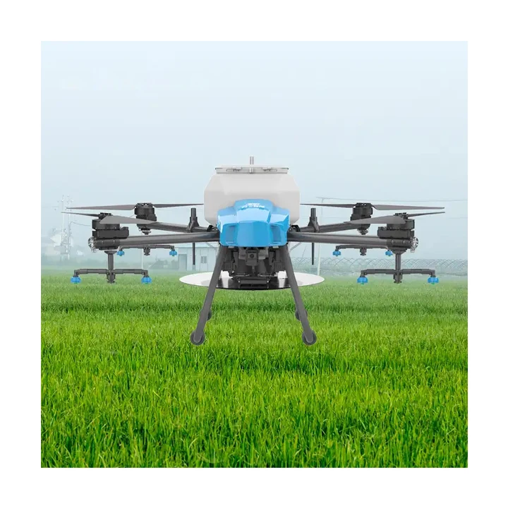High quality air cargo shipping 10kg agriculture sprayer drones agricultural with foldable arm and pull out tank