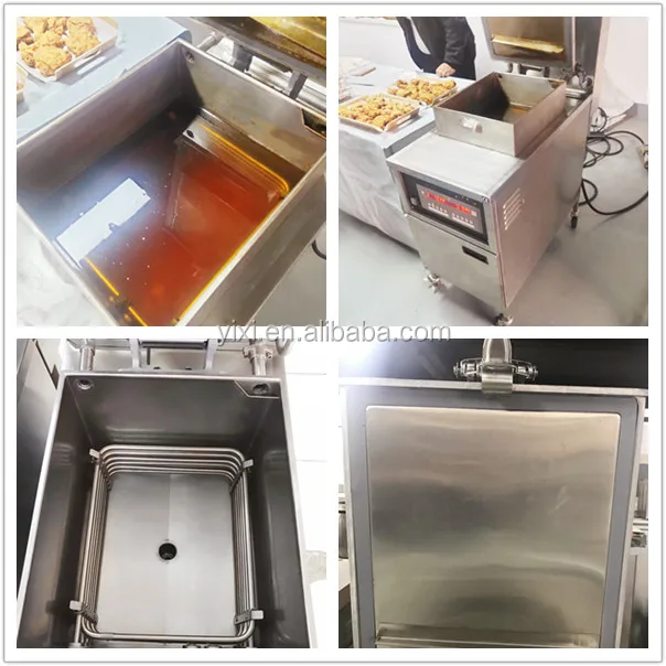 Electric deep pressure fryer commercial used pressure fryer chicken with gas and electric