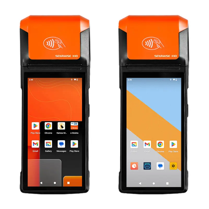 Senlaise Bluetooth Smart Pos Поддержка Softpos принтер 80 мм с программным обеспечением Android версия терминала Точка Портативный все-в-одном