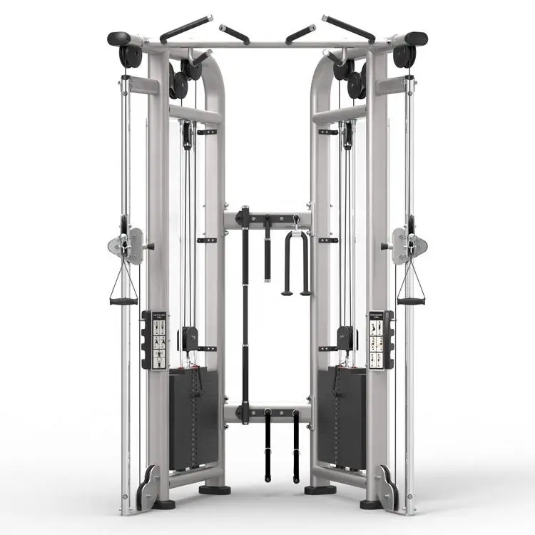 Dual Adjustable Pulley Functional Strength Training Multi Station Cable Crossover Machine
