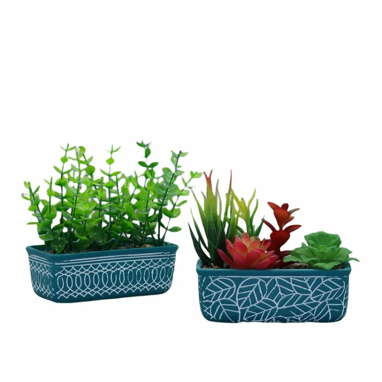 Custom Size Flower Indoor Long Round Plant Ceramic Pot