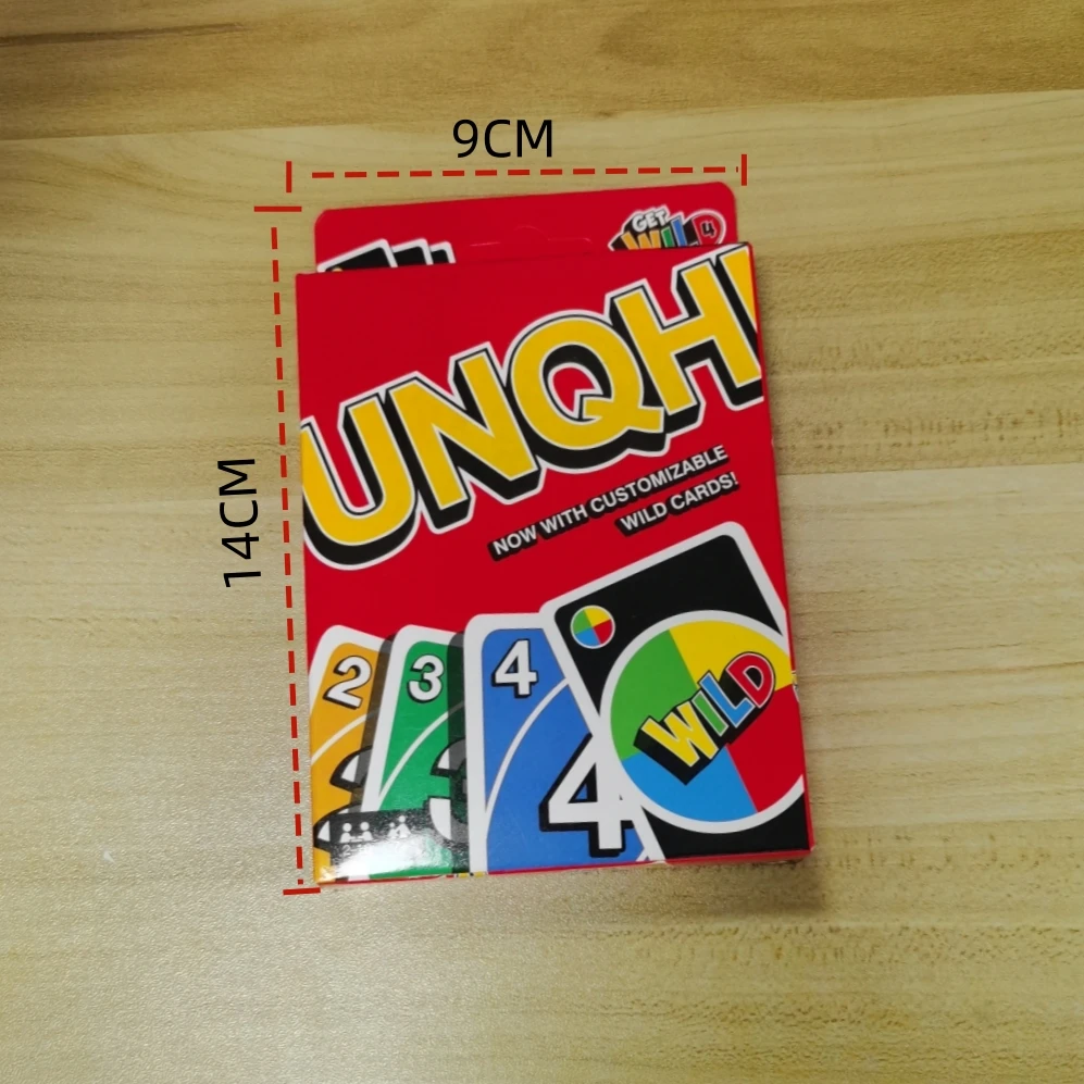 Hot Sale Thickened Paper UNQHI UNOS Card Game for Kids Playing Poker Toy No Mercy Classic Board Games For Family