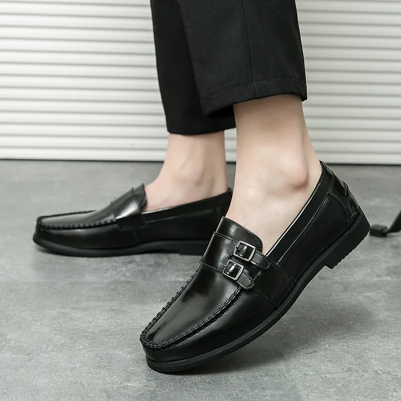 Alibaba-Webshop Hot Sale China Factory Cheap Business Classic Knit Design Oxford Flat Dress Shoes for Men Latest