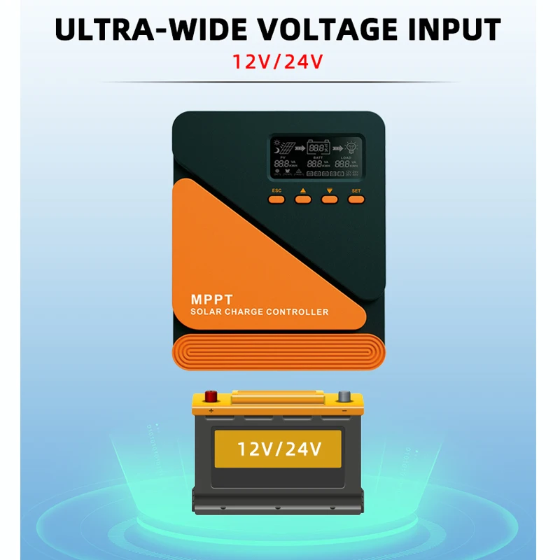 MPPT regulator 40a 60a 80a 100a mppt charge controller inverter charger with wifi optional