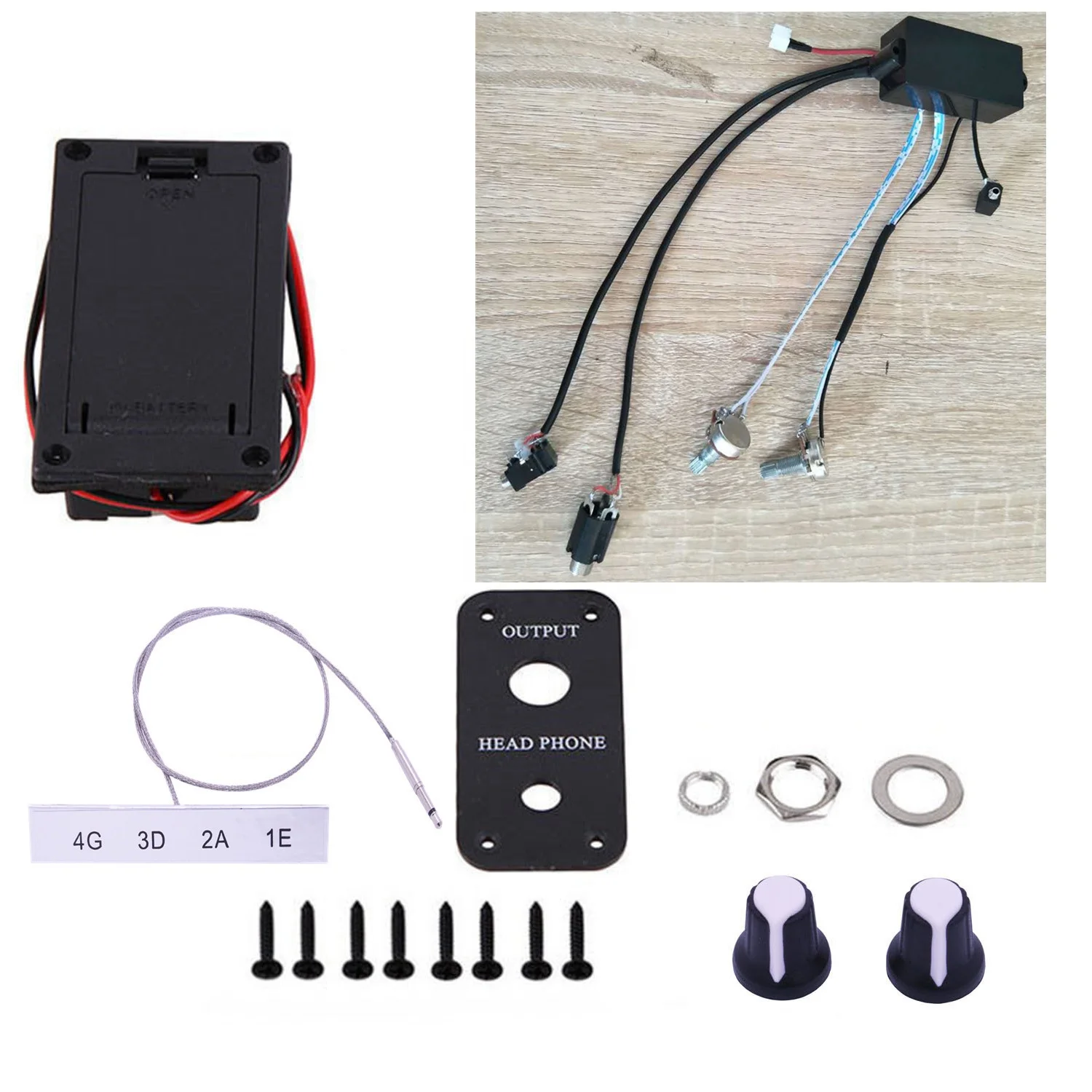 Customize CV-300 High Quality Good Sound Cello Pickup Cello 2 Band EQ Cello Accessories