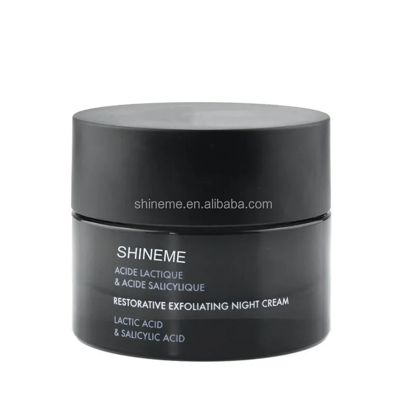 Custom Label Lactic Acid and Salicylic Acid Gentle Exfoliating Moisturizing Skin Peeling Night Cream