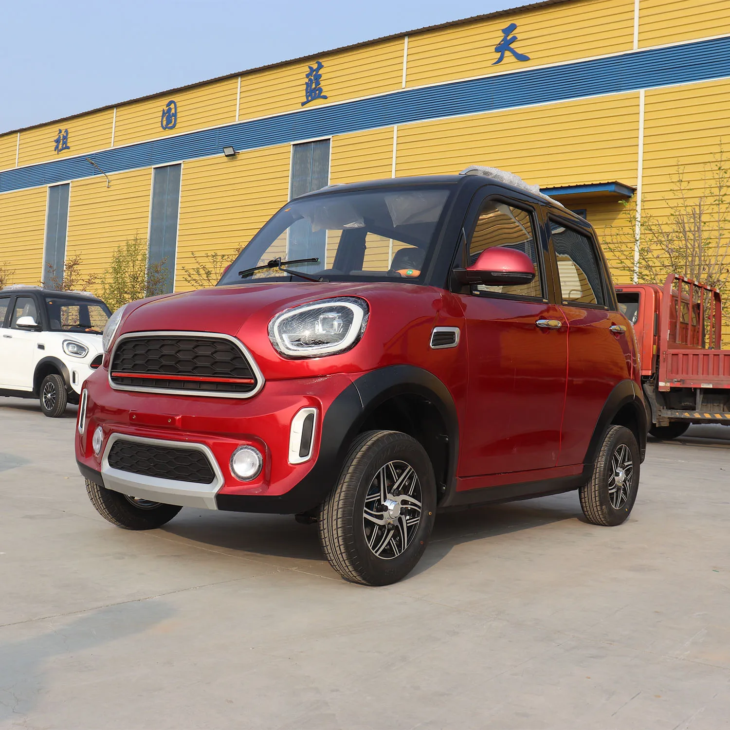 KEYU custom sells four-seater right-hand drive chinese mini ev car electric for cheap
