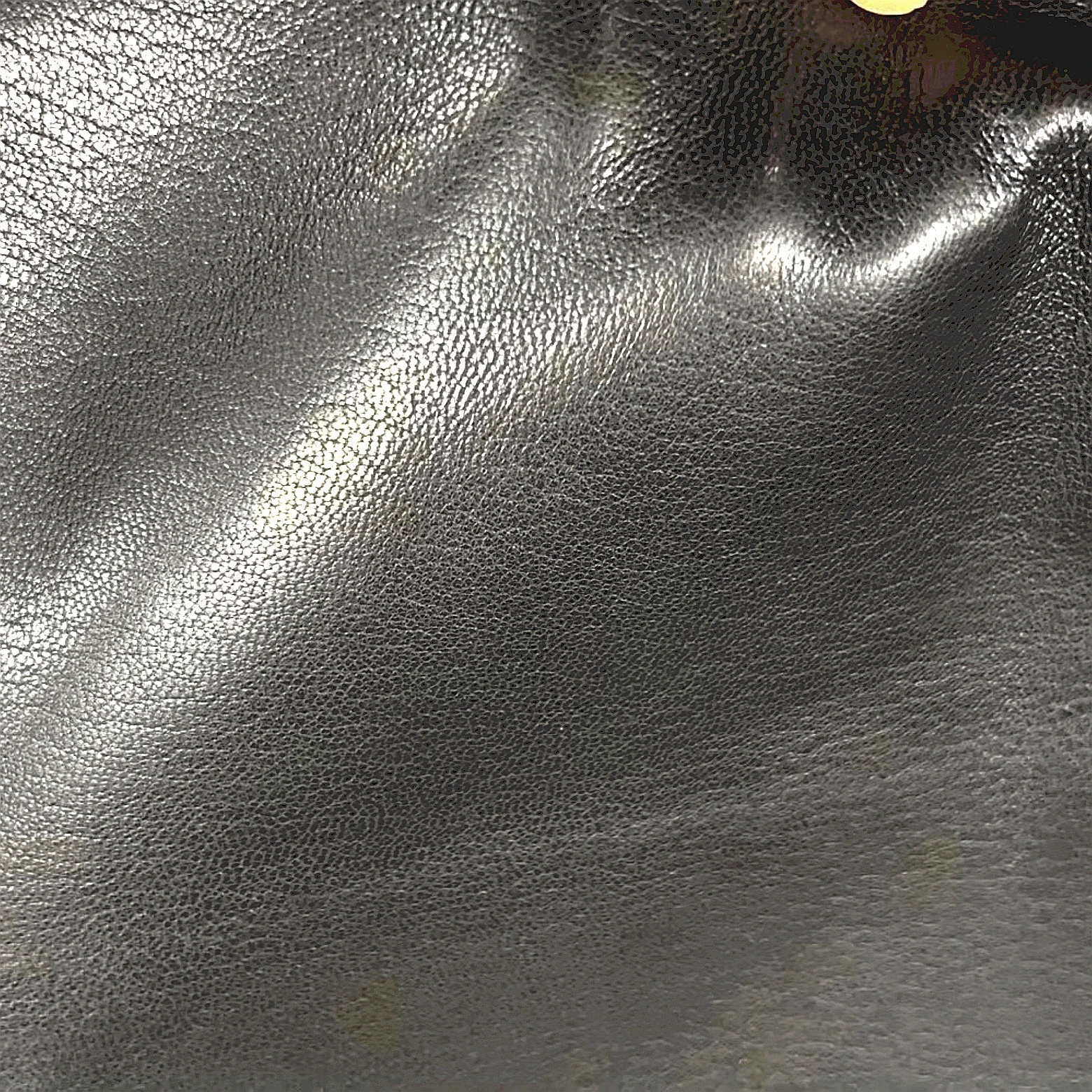 High quality goatskin black color goat shrunken pattern for lady shoes boots jacket waxed moist goat real leather