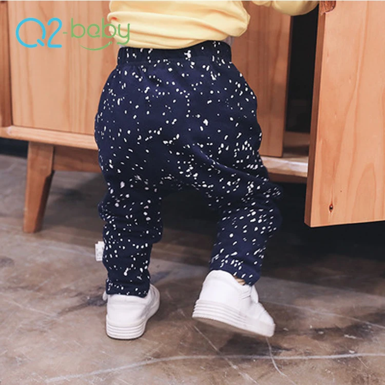 
Q2-baby Hot Selling Autumn Breathable Cotton Newborn Baby Pants Sweatpants 