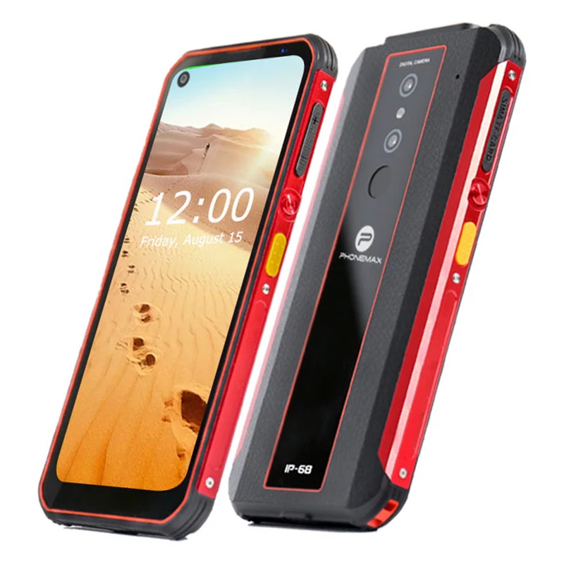 IP68 Mobile Phone Waterproof Design With PTT Type-c Smartphone