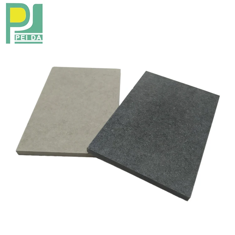 9mm Durable Wall Cladding Fiber Cement Board in Grey