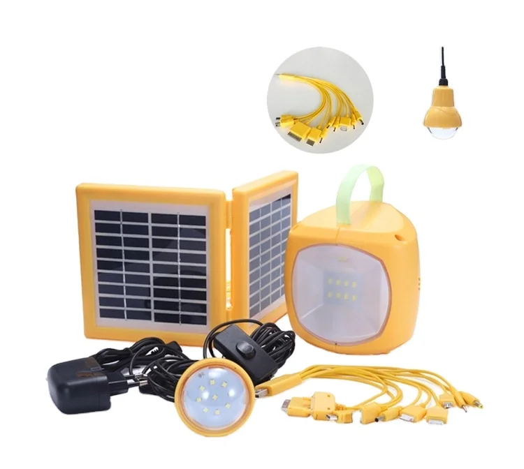 Africa hot sales Rechargeable 2W  LED Solar Camping Lantern Outdoor Solar Night Lamp Fishing Emergency light solar smart light