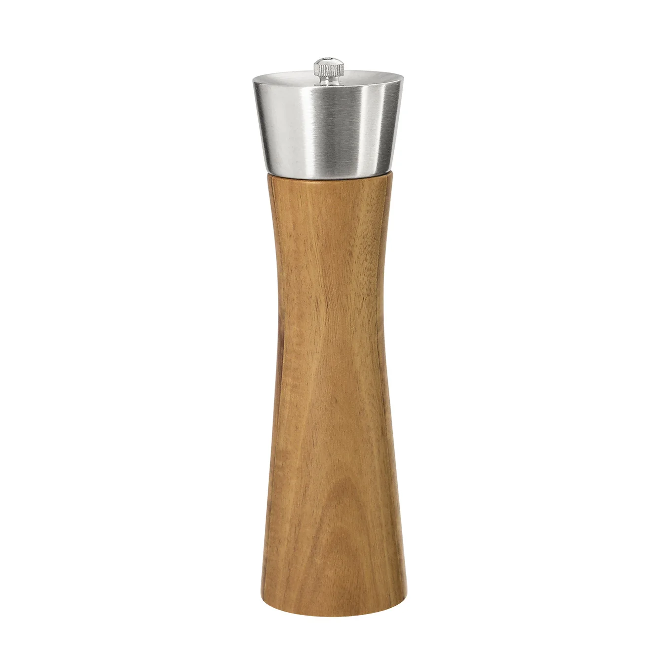 Wooden herb grinder salt and pepper spice mills manual for kitchen and home