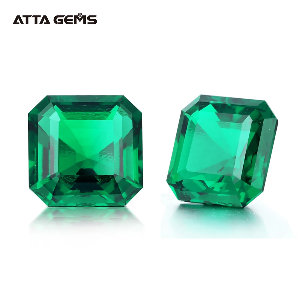 Factory Direct Sale 20.54ct 18*16mm  Hydrothermal Colombia Emerald Loose Gemstones For Sale Synthetic Lab Grown Emerald