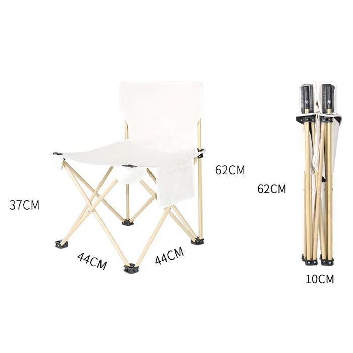 Best Seller Folding Portable Aluminium Ultra Light Backrest Fishing Beach Chair