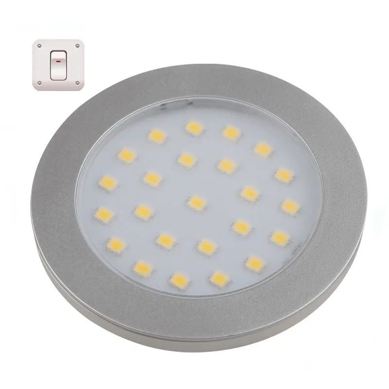 12 В dimmable мини плоской поверхности установлен под кабинет шайбу освещение для витрина