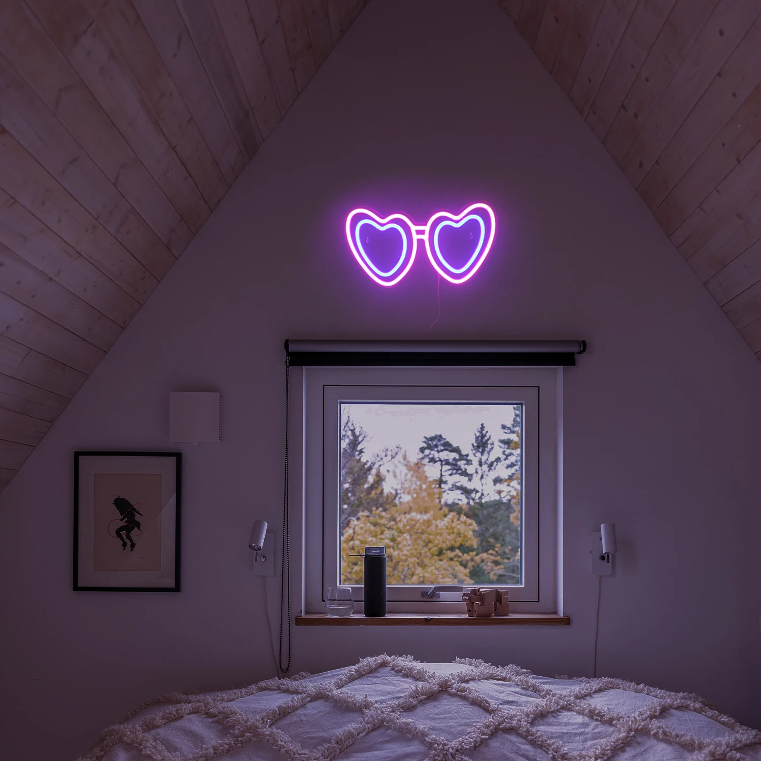 Wanxing Birthday Neon custom sunglasses LED Neon party, sweet birthday gift