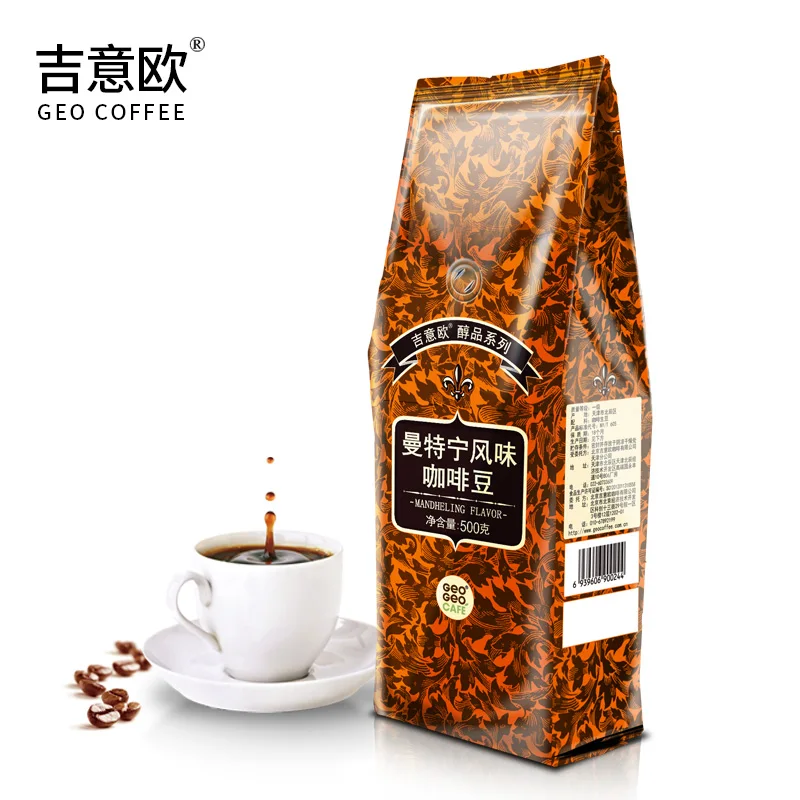 Mantning-style coffee with a strong, slightly acidic sweetness and a rich, medium-dark roast with a sweet aftertaste like honey