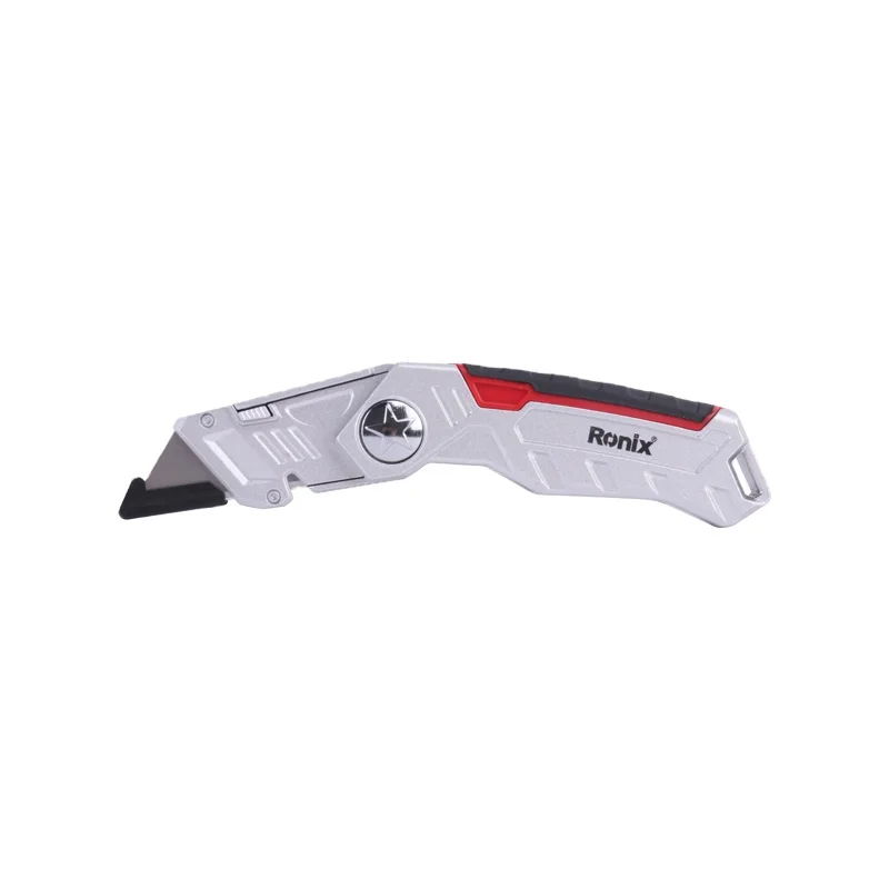 Ronix Knife Cutter RH-3009 Sk2 Paper Cutter Knife Metal Holder Professional Office Cutting Tools Holder Blades Pocket Knife