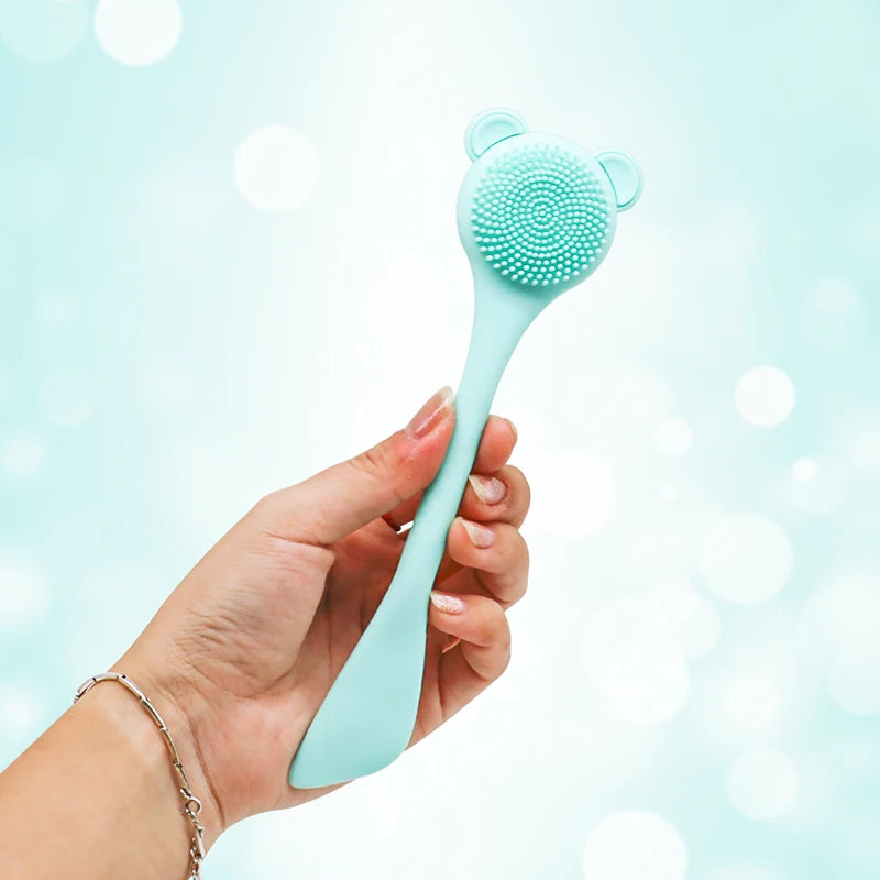 Reusable Pure Silicone Face Cleanser Massager Brush