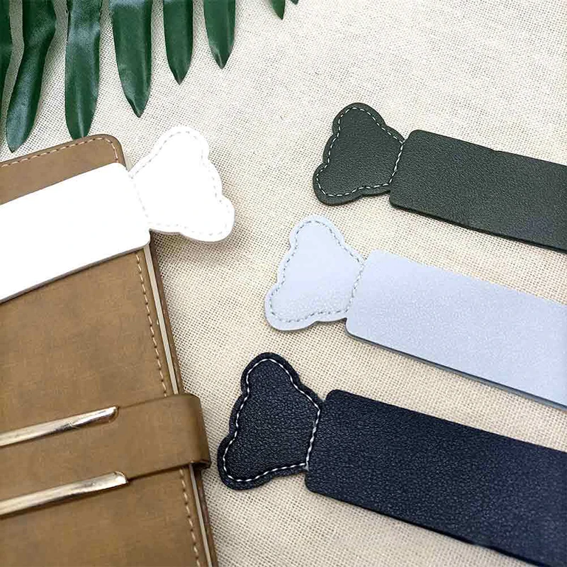 Factory Wholesale Puppy Shape Leather Bookmark Clip Best Gifts Book Maker For Reader Custom Logo Colorful Book Corner Protection
