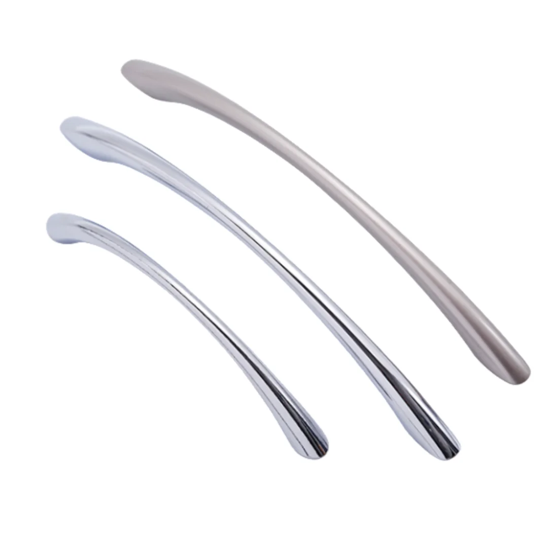 Factory Wholesale High-Quality Kitchen Furniture Accessories Solid Round Tube Alloy Handle