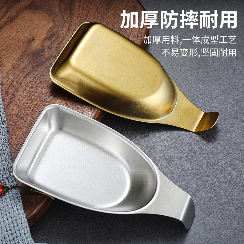 Korean Style 304 Stainless Steel Seasoning Sauce Dish Gold Dipping Bowls