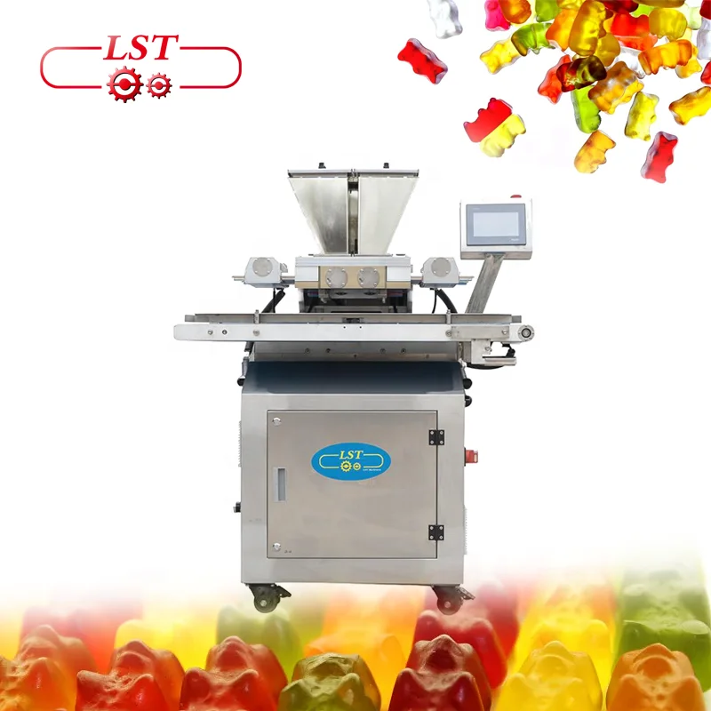 LST mini model candy depositing One-shot automatic center fill gummy machine