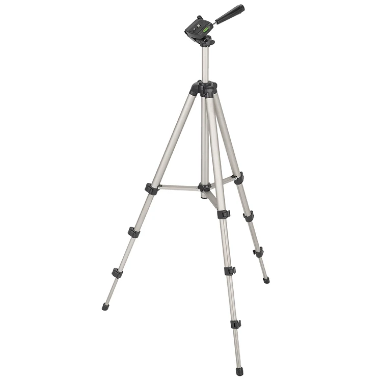 professional camera tripod stand with 3-way pan head