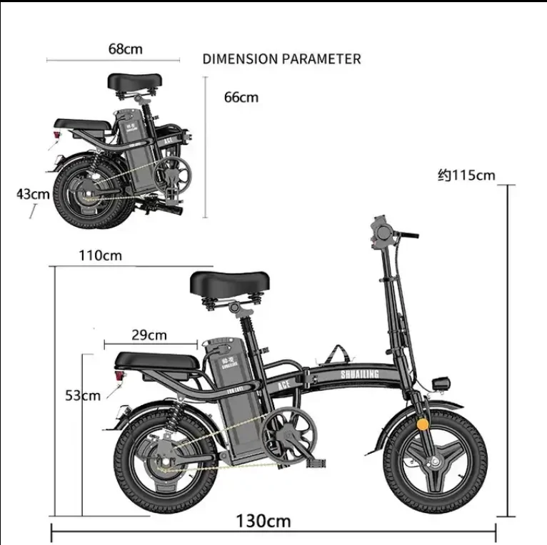 Factory Sale New Products Electric City Bike 400W Foldable Electric Bike Folding Electric Bicycle