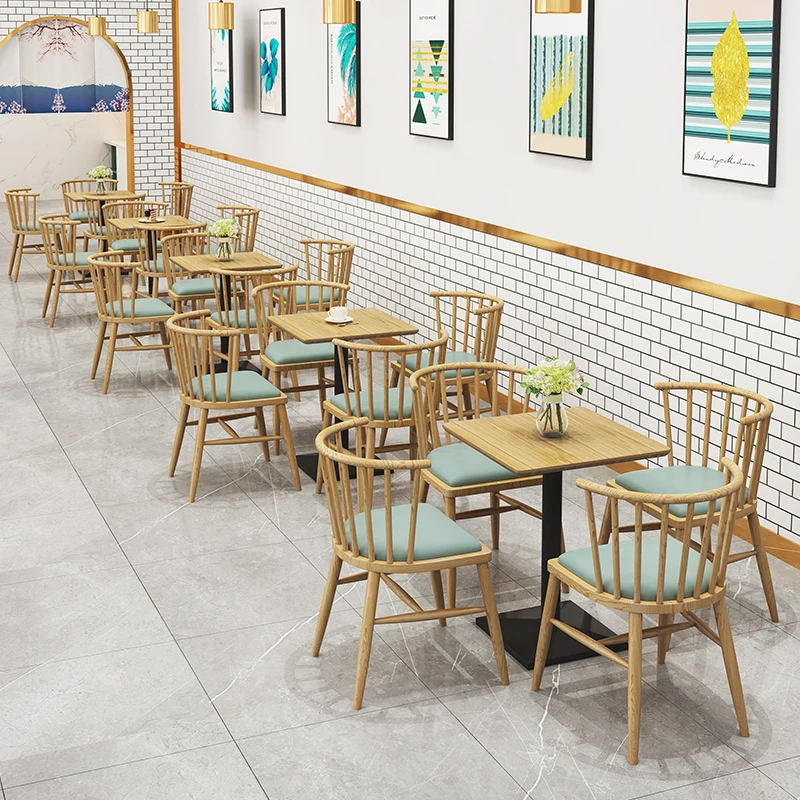 Commercial Hotel Restaurant Furniture Sets Booth Seating Luxury Modern Tables And Chairs Set For Cafes And Restaurants