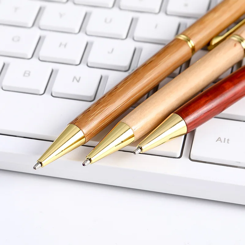 
Stationery & Office Accessories Portable customized logo gift pen set promotion Bamboo Wooden pen with box 