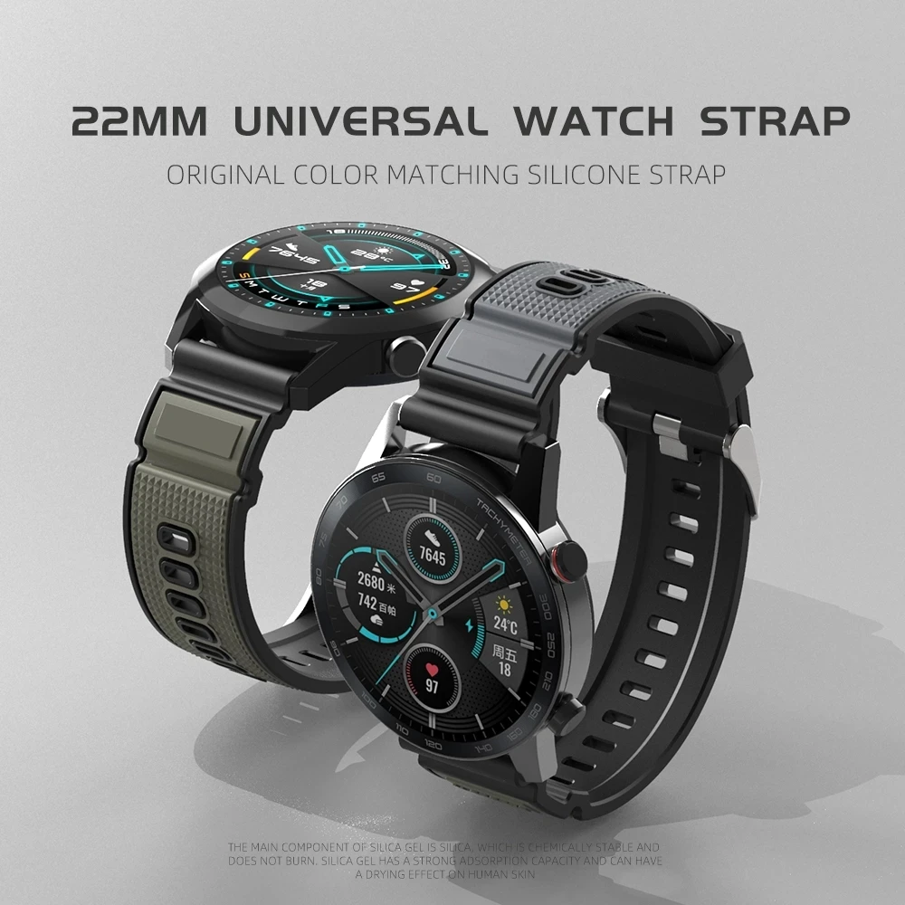 Ремешок силиконовый для HUAWEI Watch GT 2 Pro GT2 46 мм 2E цветной браслет смарт-часов Samsung