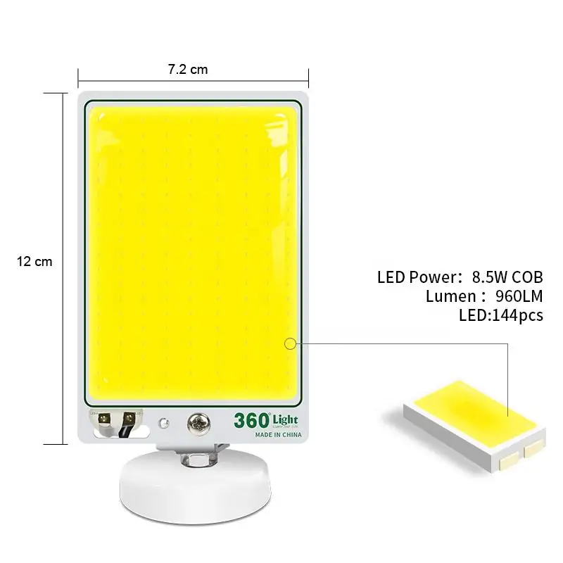 Factory Wholesale IP67 Portable 12V Solar LED Bulb Waterproof Camping Light for Outdoor Activities like Climbing Fishing Hiking