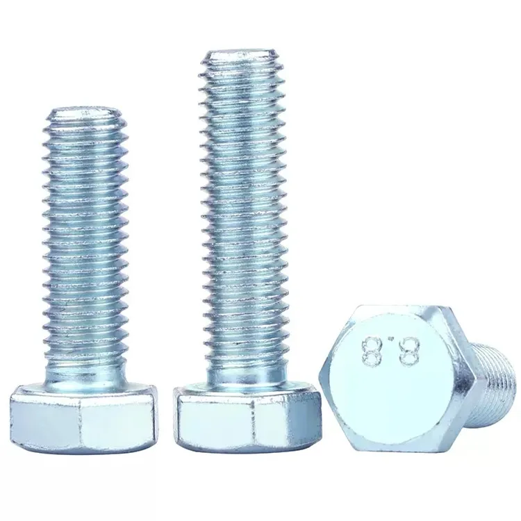 ANSI/ASME B 18.2.1 ASTM A307 A449 A354 SAE J429 Gr 2/5/8 Hex Bolts Screw Hot Dip Galvanized Hex Bolt